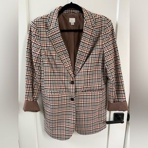 A new day Plaid Blazer